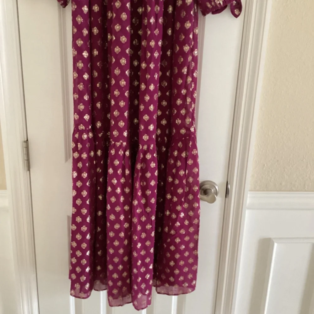 👍SOLD👍Lilly Pulitzer Dayla Maxi Cover-Up Amarena Cherry Pattern Play Viscose - Picture 6 of 15